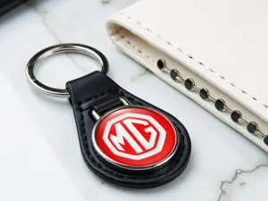 MG Leather Keychain Durable Style Limited Edition